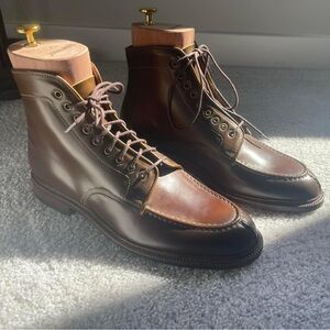 Men's Meermin Olive Shinki Hikaku Shell Cordovan NST Boot - 7.5UK / 8.5US